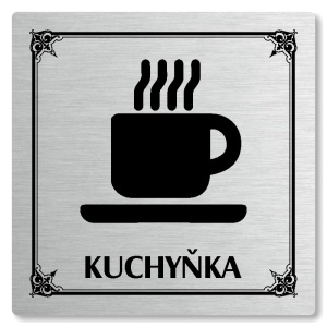 Kuchyňka, 148x148mm, stříbrná, Nebraska